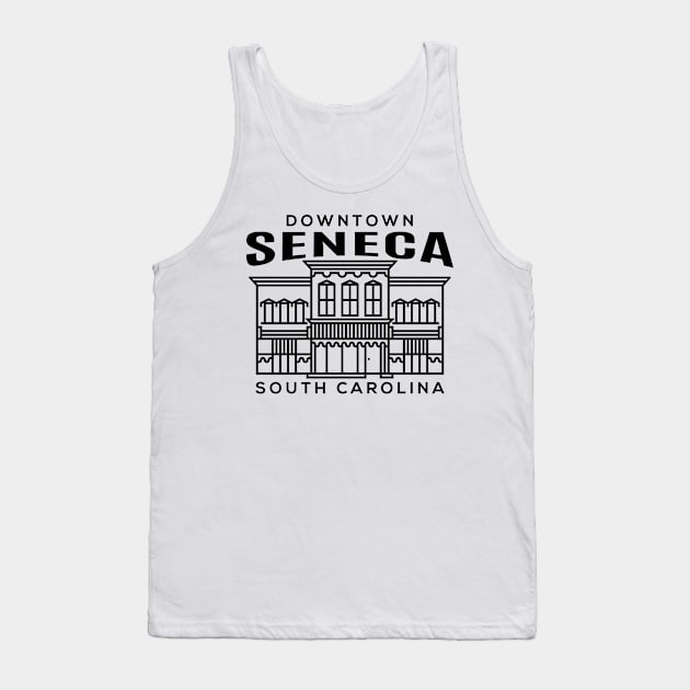 Downtown Seneca SC Tank Top by HalpinDesign